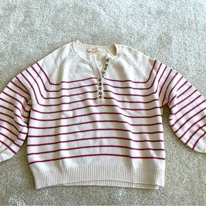 limited edition Sézane Leontine Jumper in Rosewood, size M